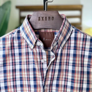 Indigo Crimson Check Shirt
